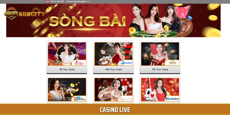 Casino Live tại đây được ví như một sòng bài Las Vegas thu nhỏ