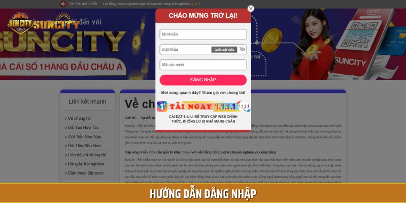 Các bước đăng nhập nhanh chóng, dễ hiểu cho Newbie